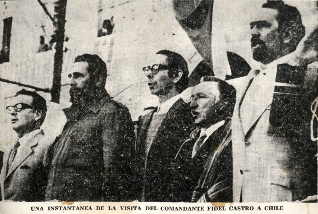Visita de Fidel Castro a Chile, Unidad Popular 1971